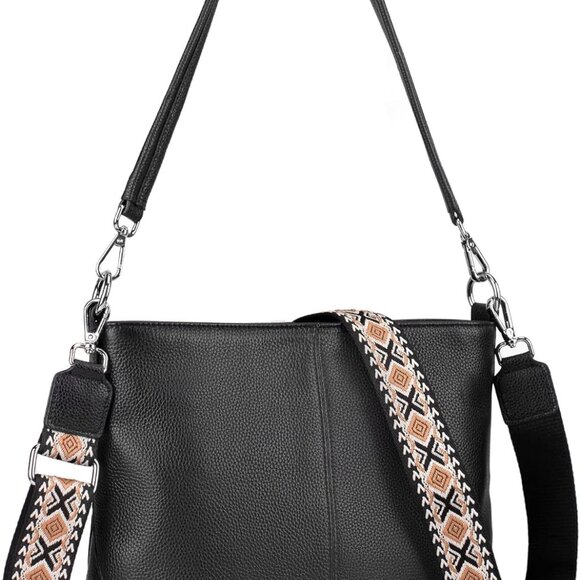 Genuine Leather Purse for Women, Women's Handbags Hobo Bag, Soft Leather Crossbo
